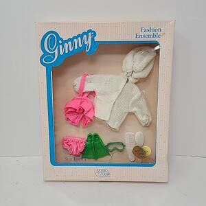 Ginny Sun Bunny Fashion Ensemble Vogue Dolls Swim Clothes Flippers Beach Set